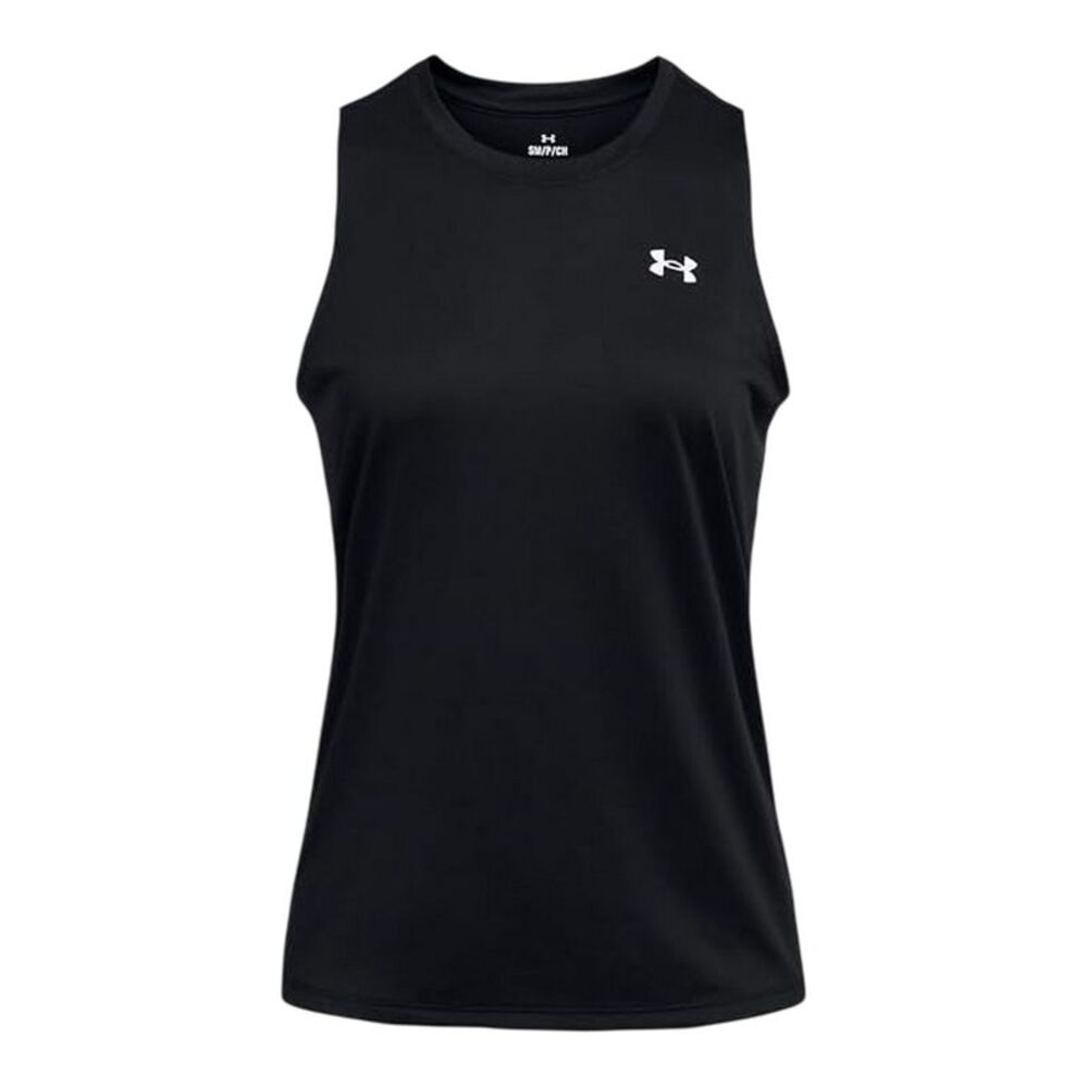 Under Armour Womens/Ladies Tech Solid Technical Tank Top / Black/White